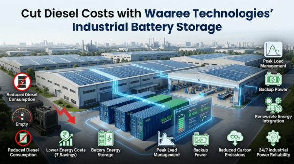 Cut Diesel, Cut Costs: How Waaree Technologies’ Industrial Battery Storage Is Powering Smarter Energy Management