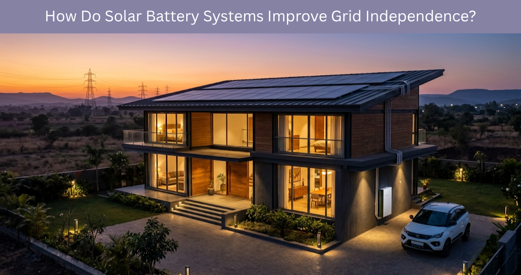 How Do Solar Battery Systems Improve Grid Independence?