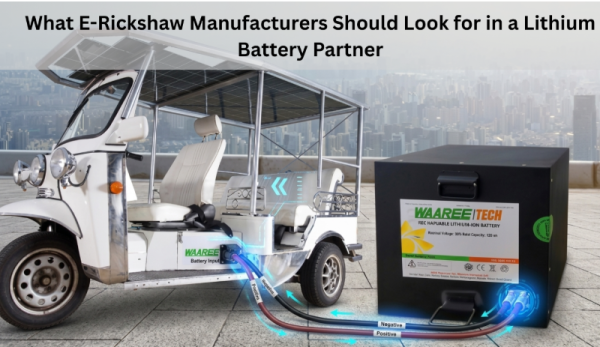 What E-Rickshaw Manufacturers Should Look for in a Lithium Battery Partner